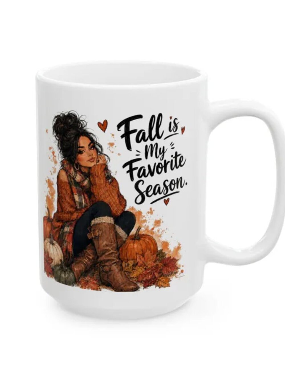 Fall Is My Favorite Season Mug 15oz Pumpkin Autumn Coffee Cup Brand New